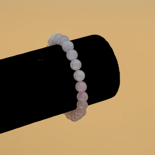 Pulsera cuarzo rosa