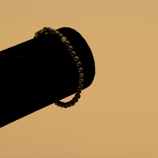 Pulsera ojo de tigre, 3mm