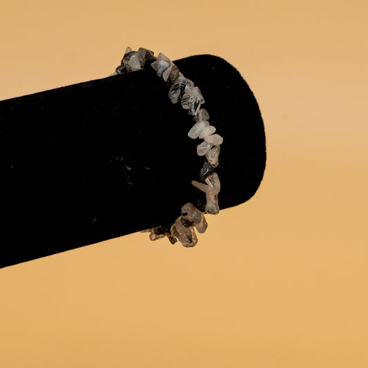 Pulsera asimetrica jade ahumado