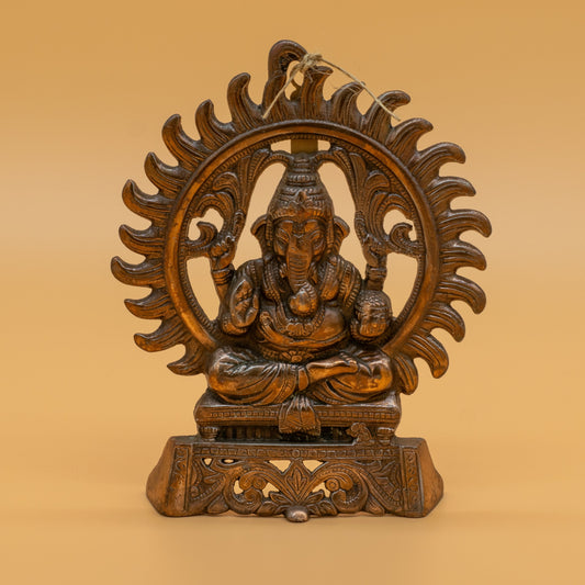 Ganesh metal envejecido